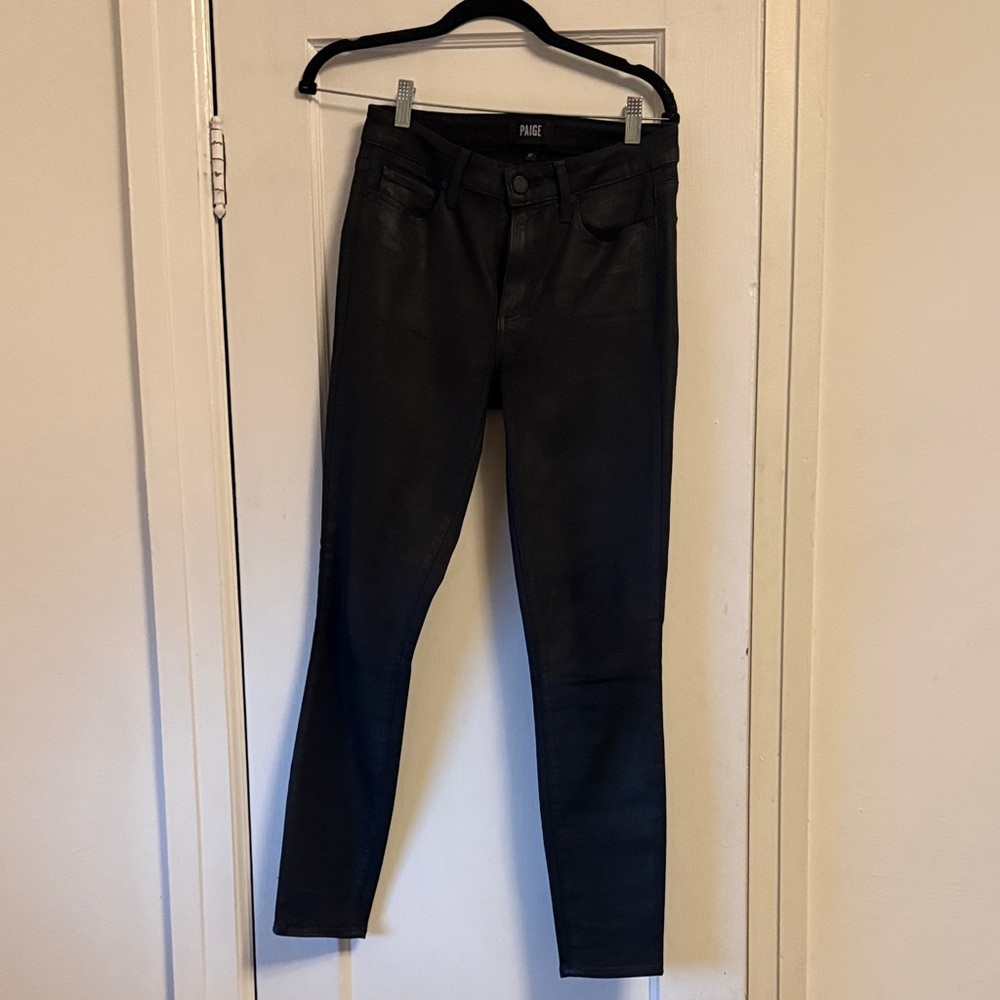 PAIGE Hoxton Ankle Black Fog Luxe Costin Women's Jeans